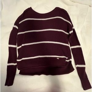 hollister striped sweater
